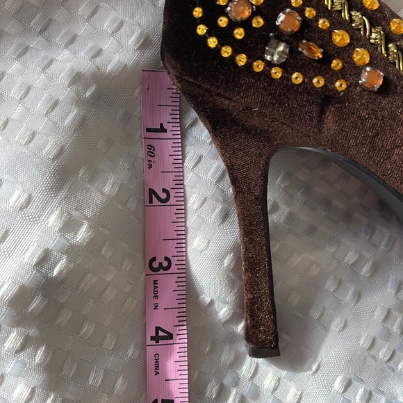 🌸Colin Stuart jewelled 4” heeled shoes - Picture 5 of 11